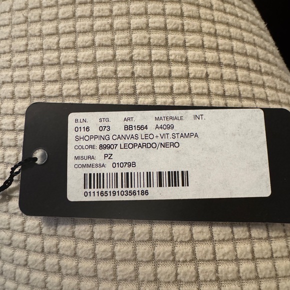 Dolce & Gabbana Black and Brown Leopard Print Tote - Picture 11 of 11